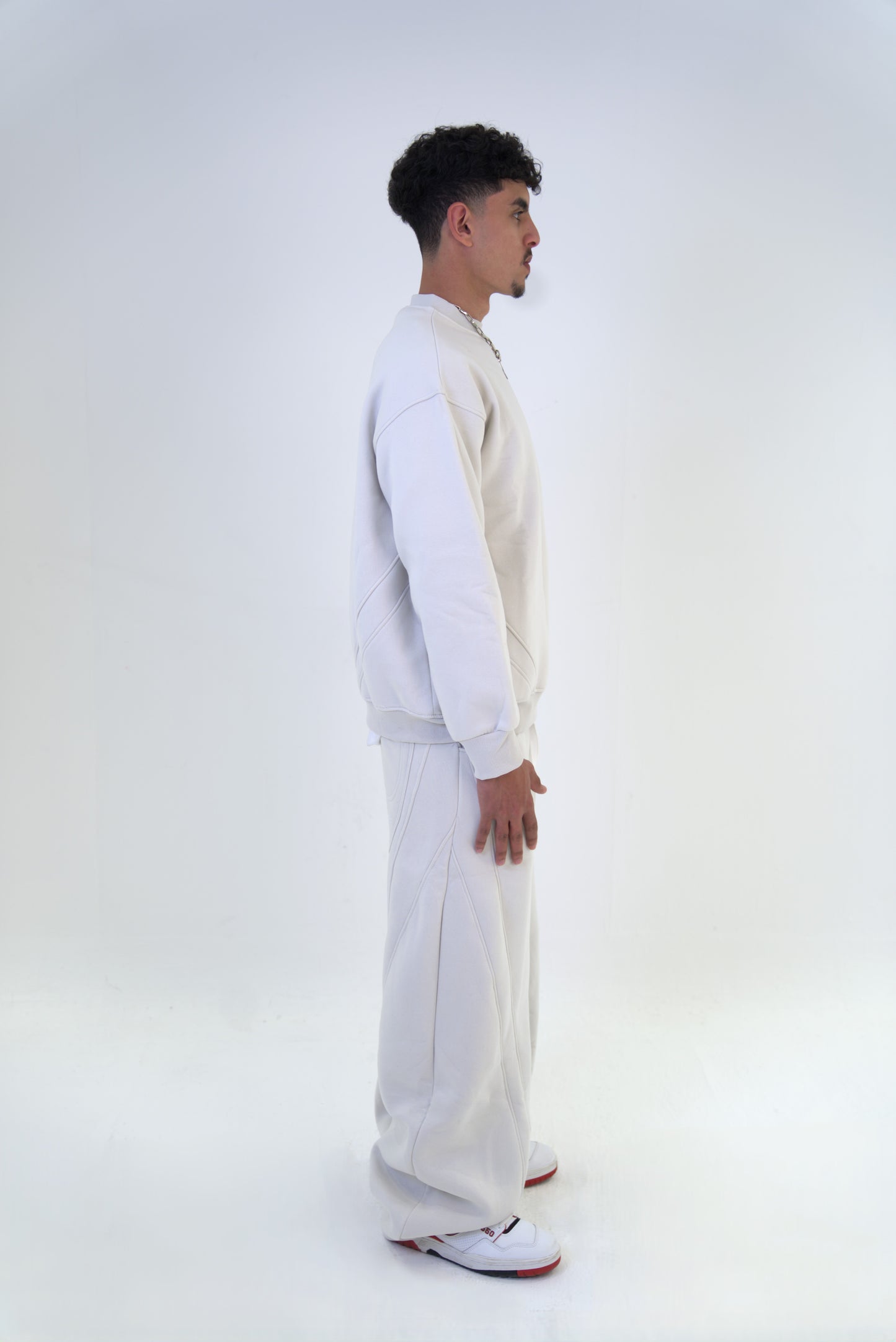 Cream Set crewneck & sweatpants